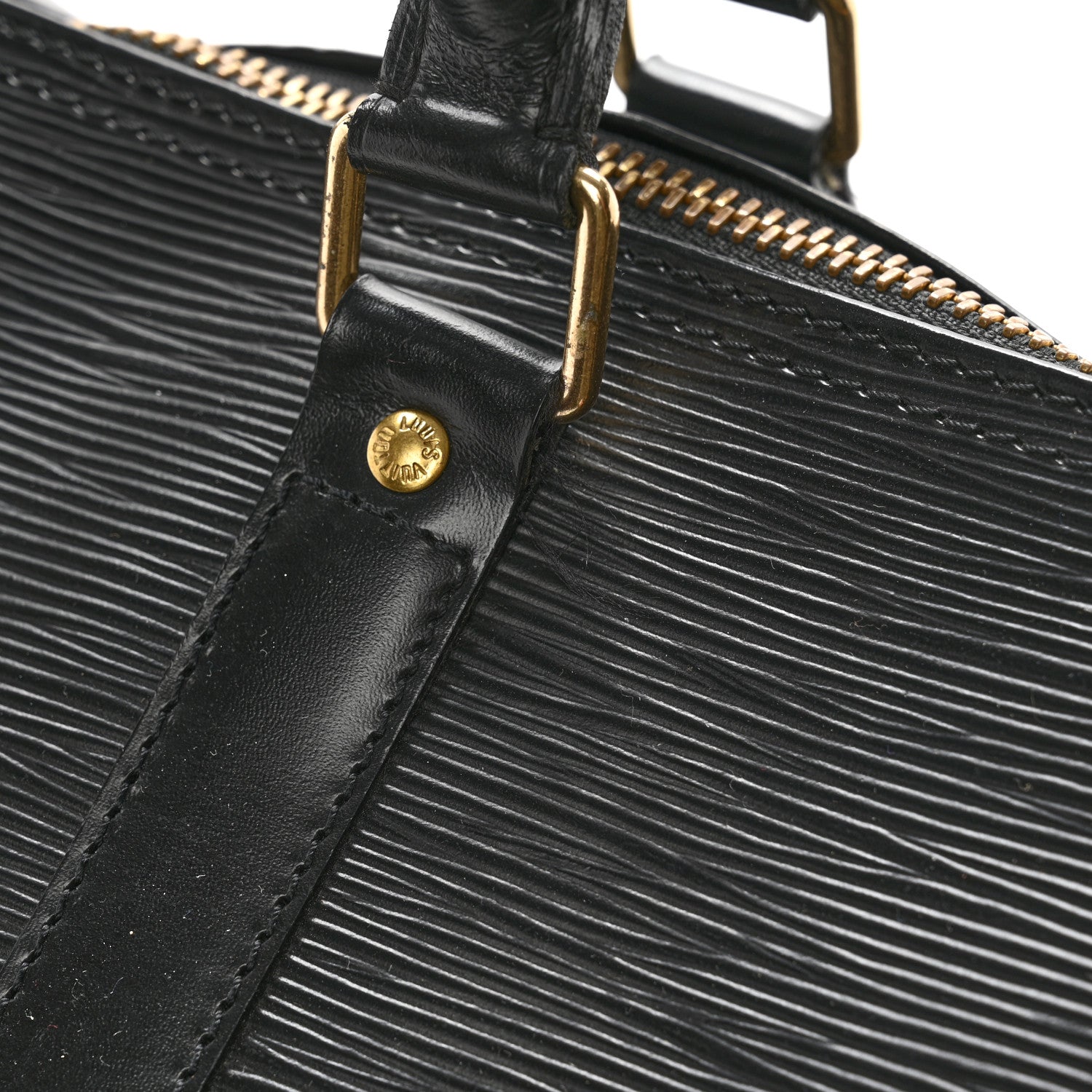 Louis Vuitton Epi Keepall 50 Black 7 of 11