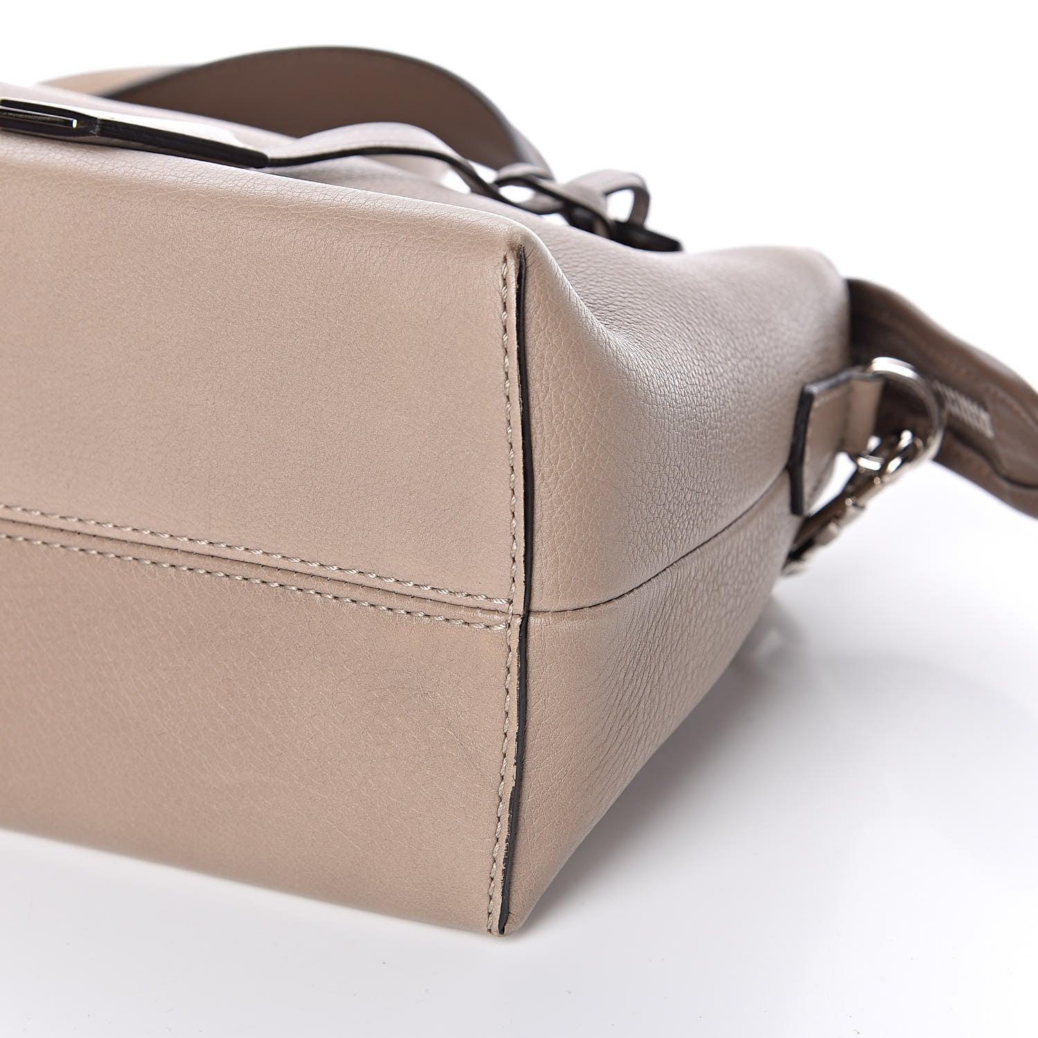 Fendi Vitello Dolce Medium By The Way Boston Bag Tortora Seppia 9 of 10