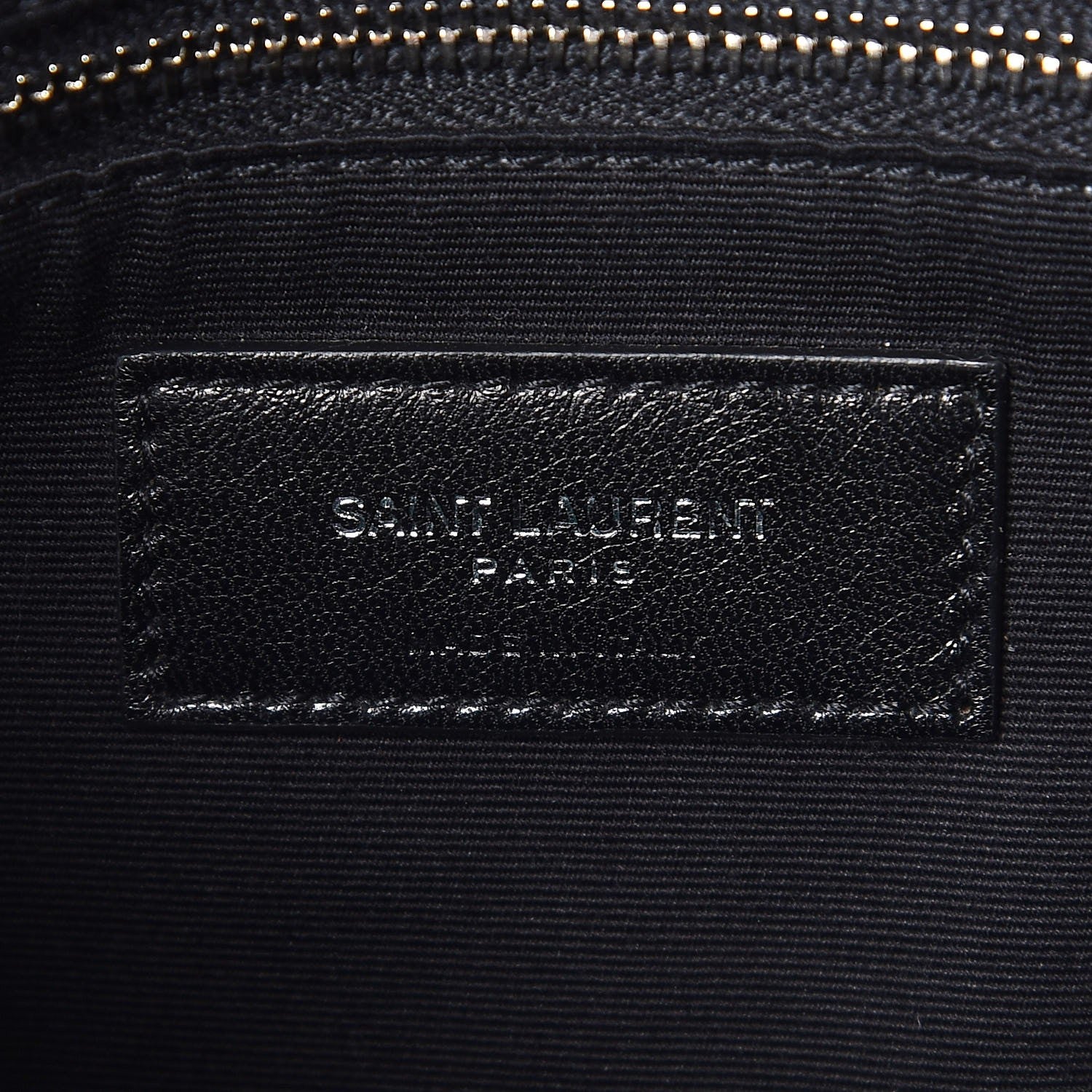 Saint Laurent Calfskin Y Quilted Monogram Medium Loulou Chain Satchel Black 6 of 7