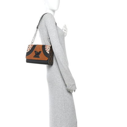 Louis Vuitton Calfskin Monogram Wild at Heart Twist Shoulder Bag MM 2 of 12