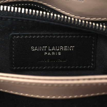 Saint Laurent Calfskin Y Quilted Monogram Toy Loulou Satchel Latte 5 of 9
