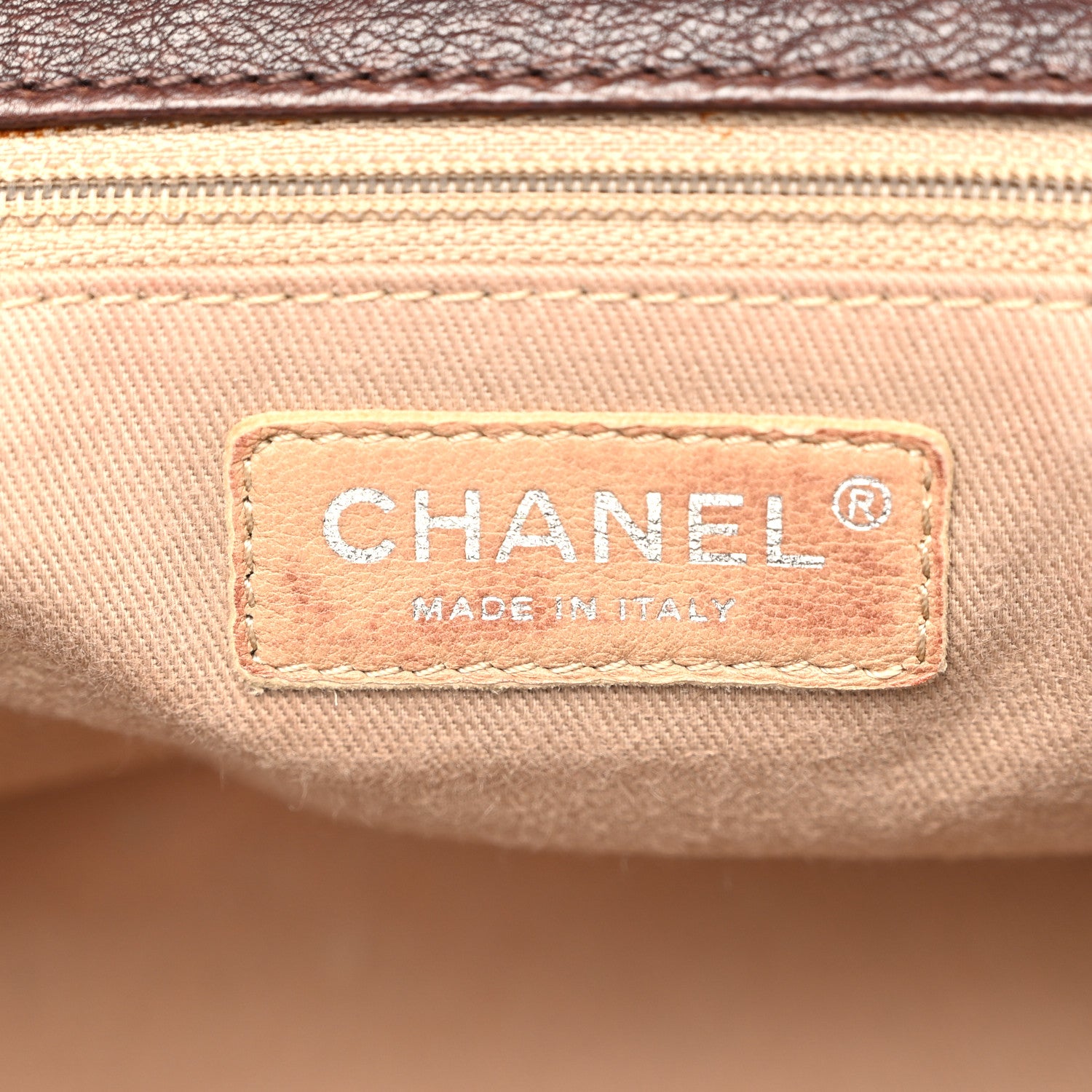 Chanel Calfskin Diamond Stitch Accordion Flap Brown 6 of 10