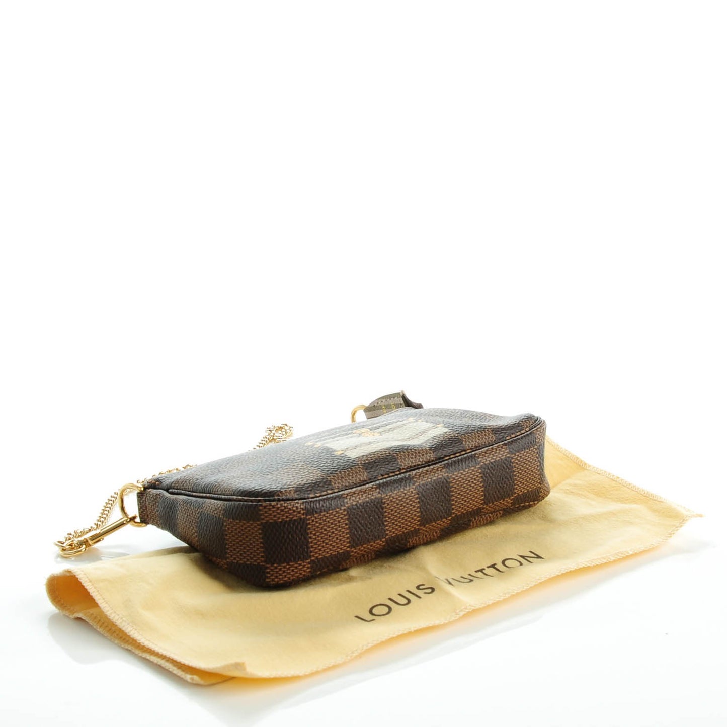 Damier Ebene Trunks and Locks Mini Pochette Accessories