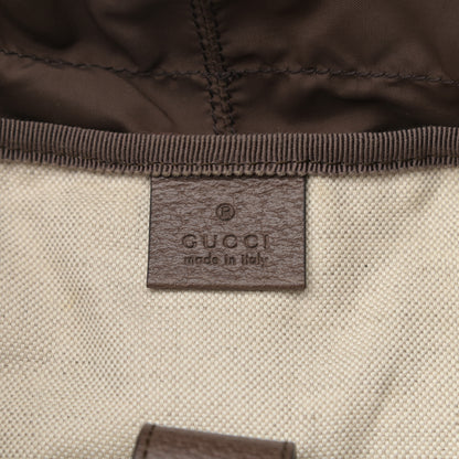 Gucci GG Supreme Monogram Medium Ophidia Double Buckle Backpack Brown 6 of 11