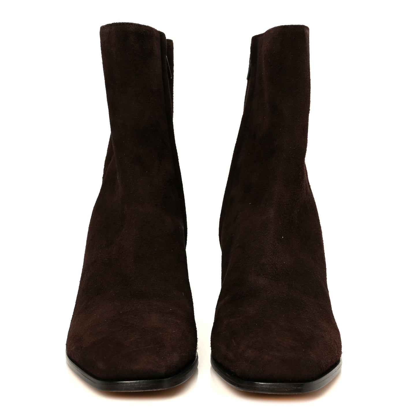 Suede Linne Ankle Boots 39 Brown