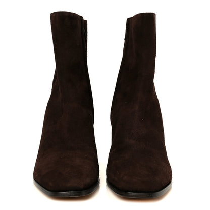 Jimmy Choo Suede Linne Ankle Boots 39 Brown 3 of 8