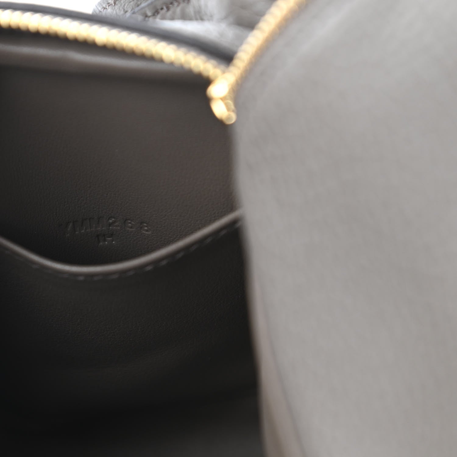 Hermes Taurillon Clemence Mini Lindy 20 Etain 9 of 11