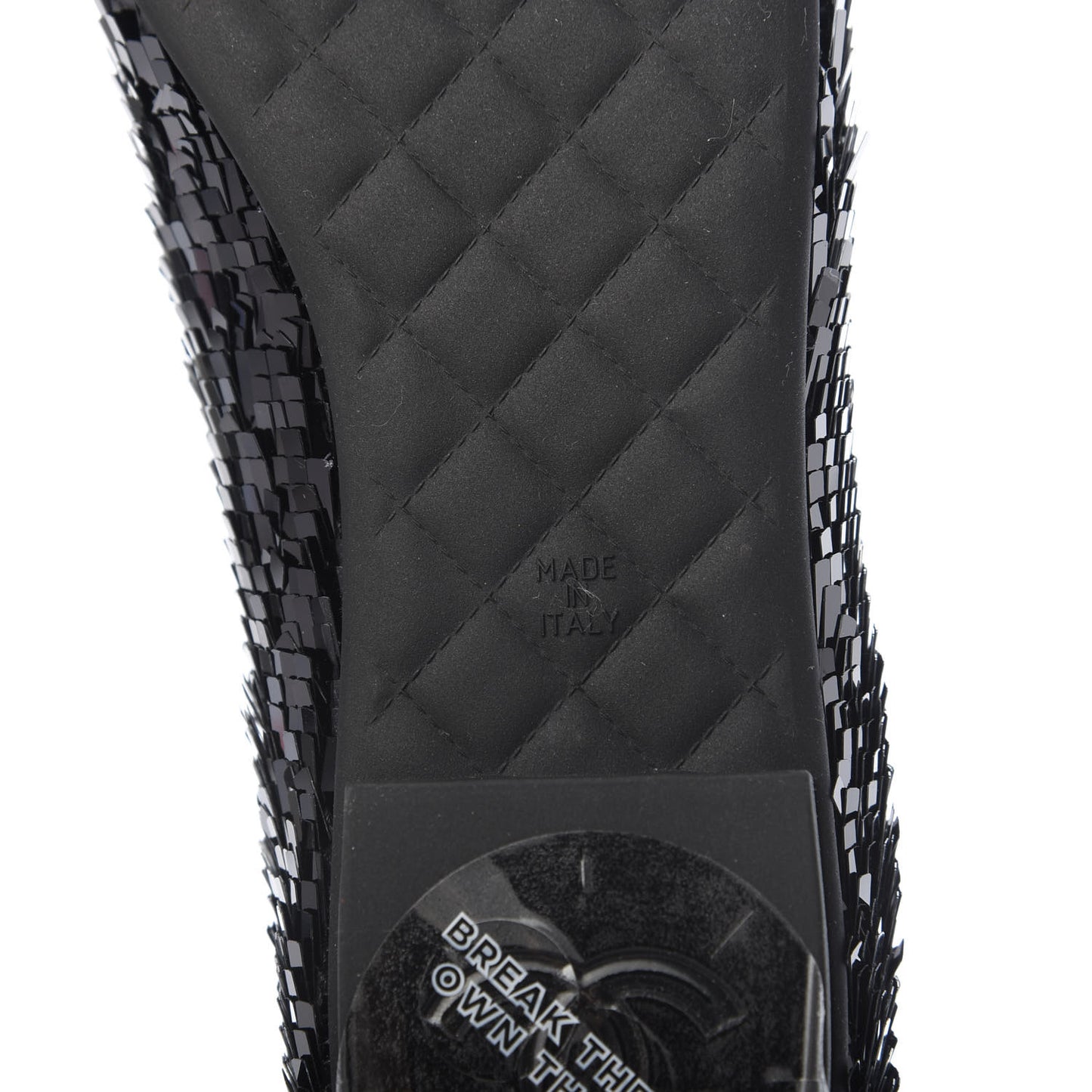 Sequin CC Loafers 37 Black