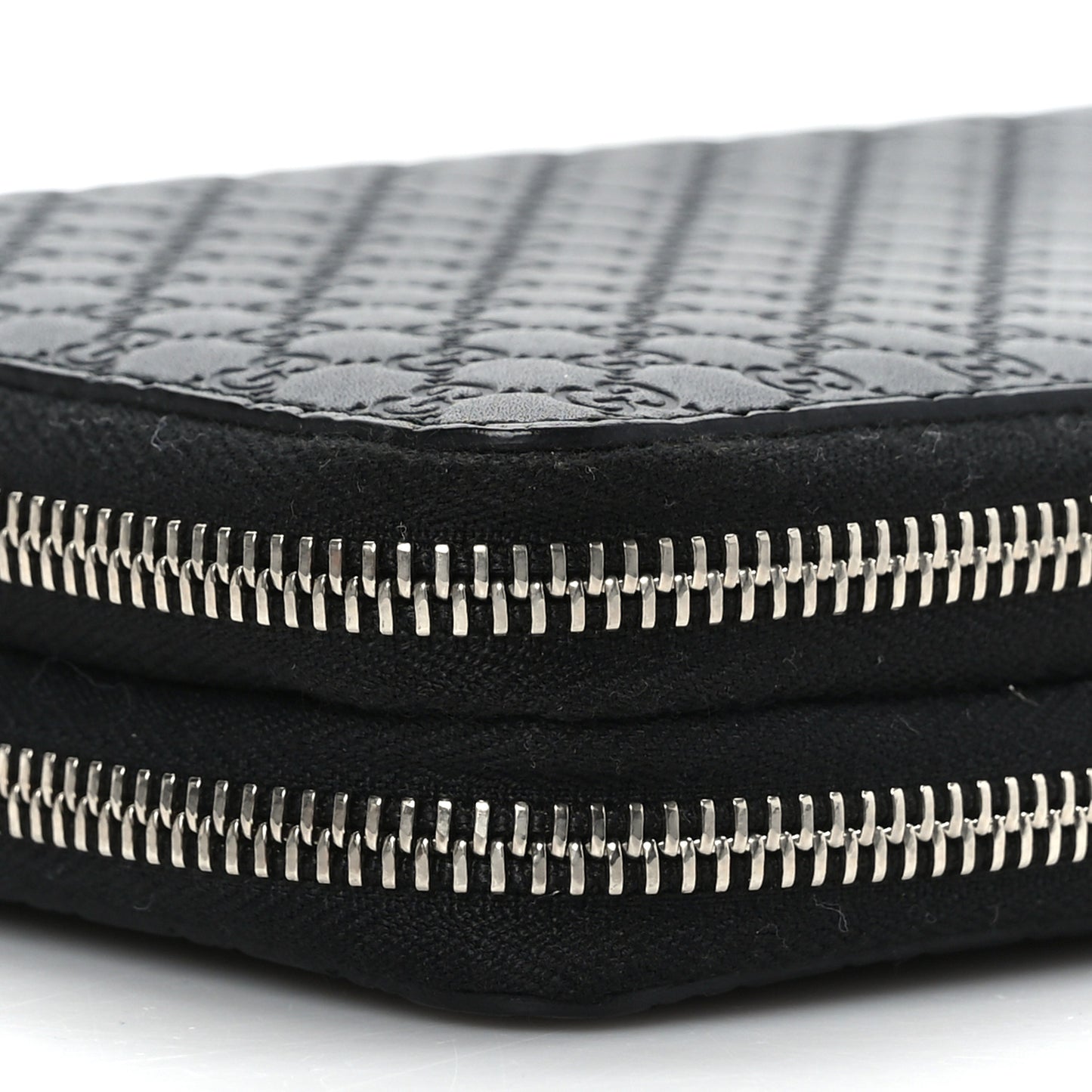 Microguccissima Zip Around Top Handle Travel Wallet Testa di Moro