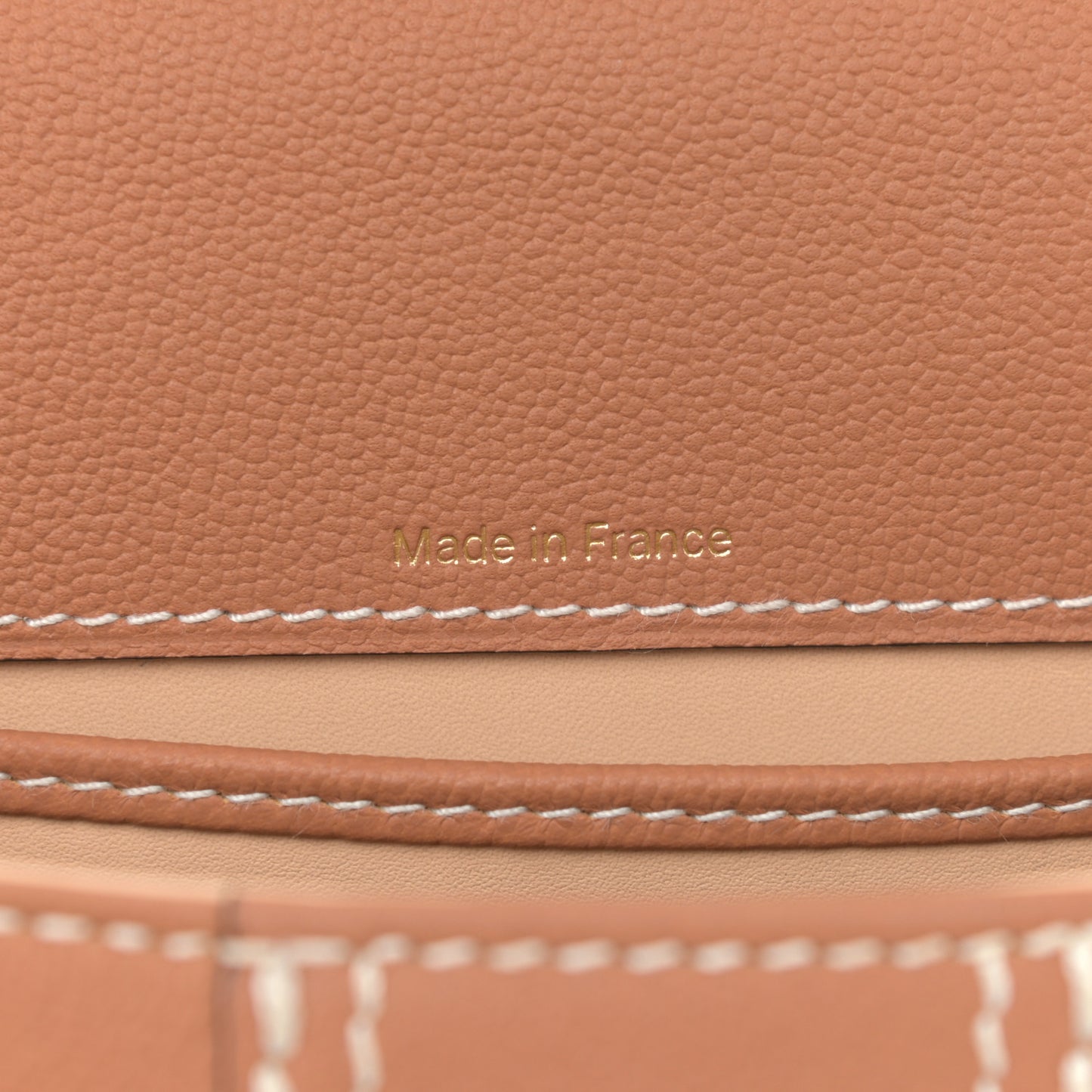 Grained Rodeo Calfskin Surpique Mini Brillant Satchel Vegetal Ivory