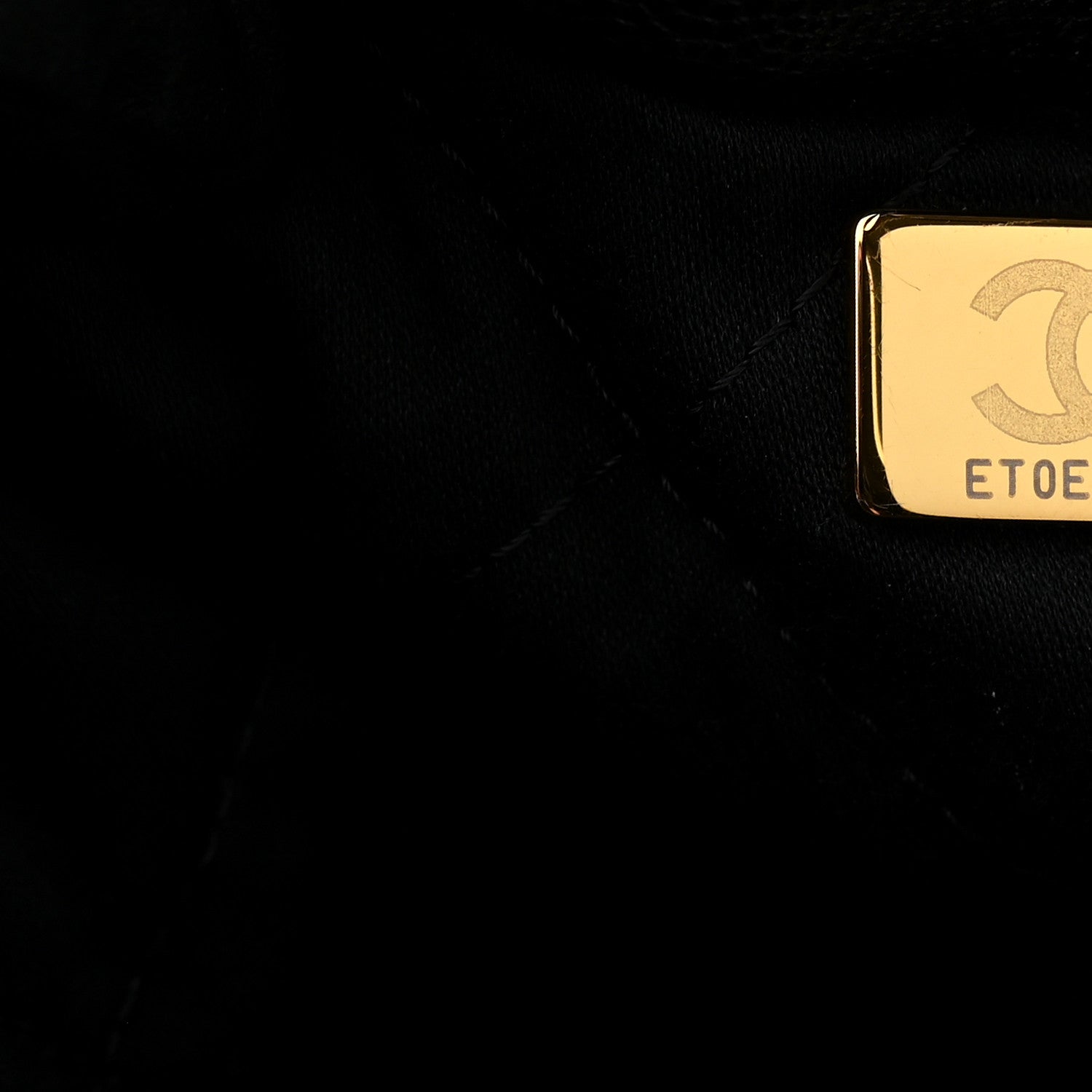 Chanel Shiny Caviar Quilted Monochrome Small Chanel 22 Black 8 of 11