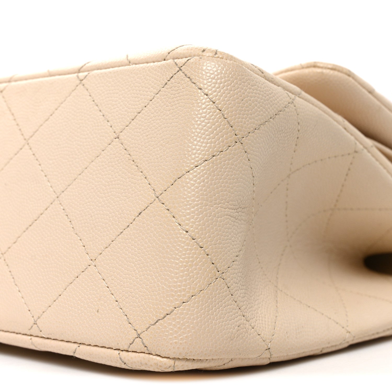 Chanel Caviar Quilted Jumbo Double Flap Beige Clair 10 of 10