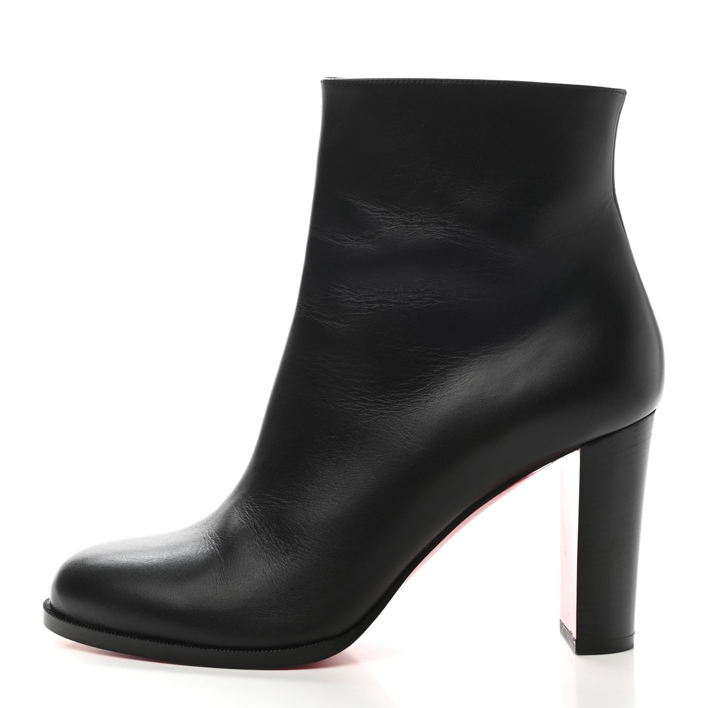 Calfskin Adox 85 Ankle Boots 40.5 Black