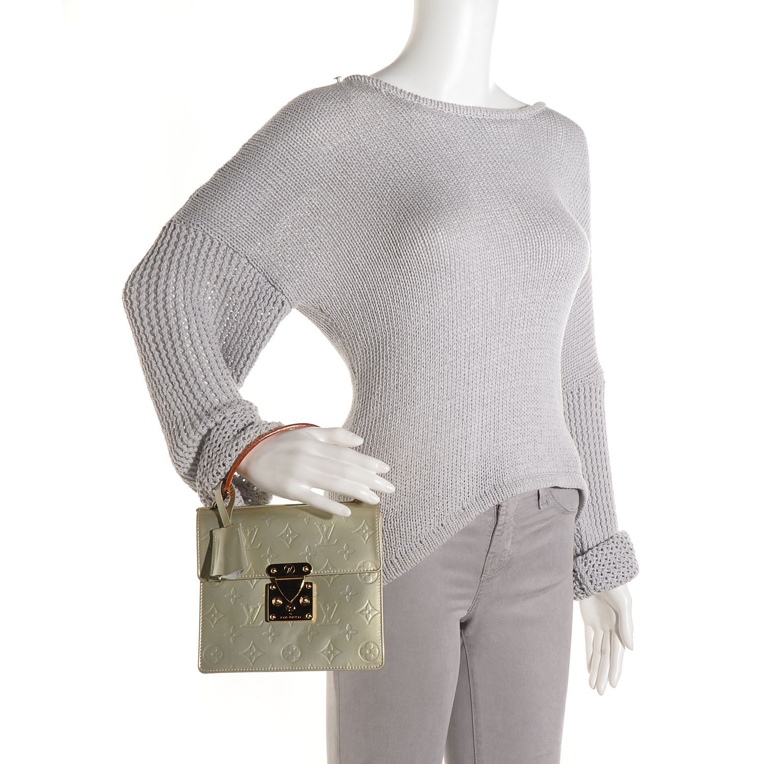 Louis Vuitton Vernis Spring Street Silver 2 of 7