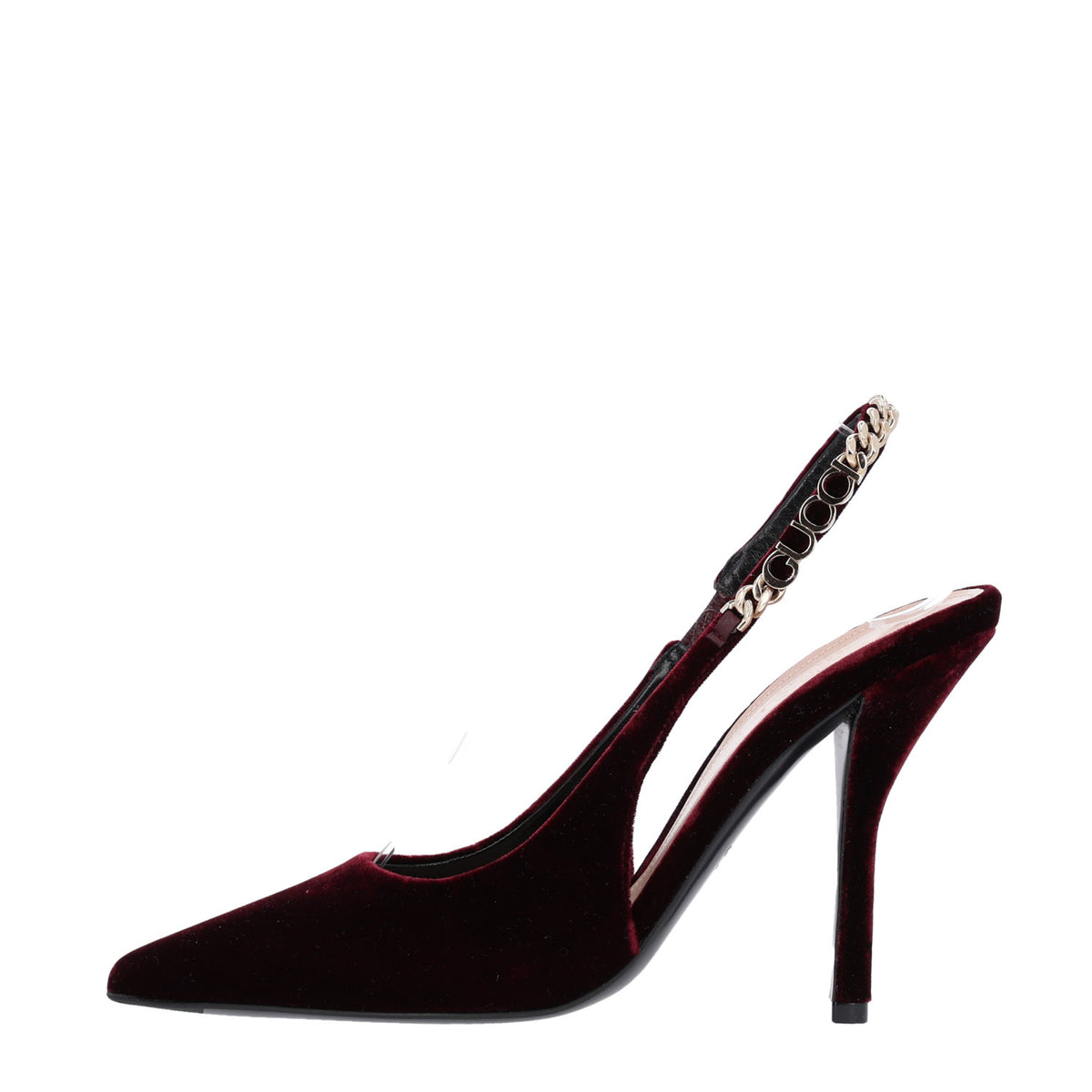 Velvet Crystal Nappa Charlotte Slingback Pumps 36.5 New Vineyard