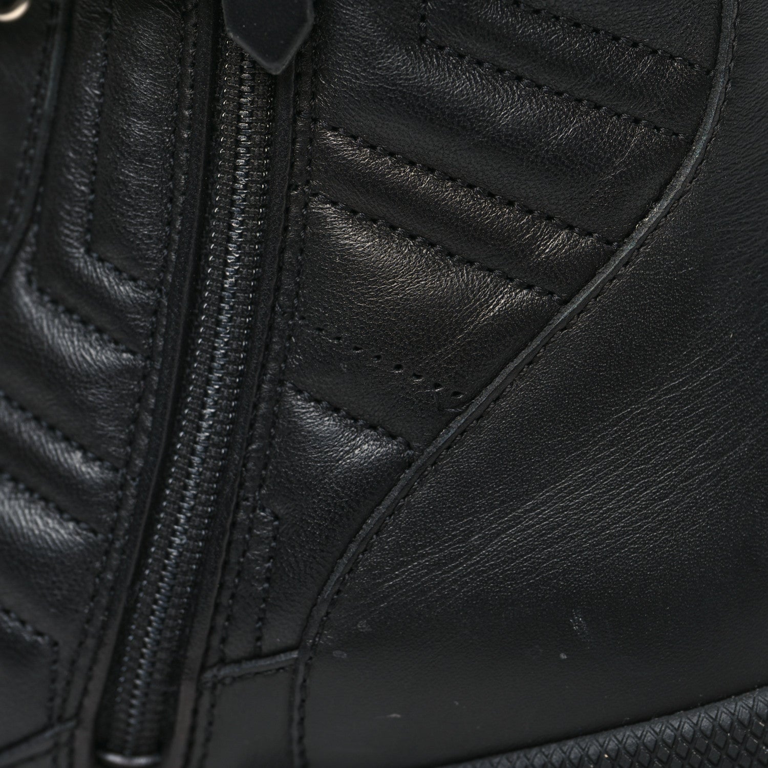 Gucci Nappa Frances GG Matelasse Platform Combat Boots 36 Black 9 of 10