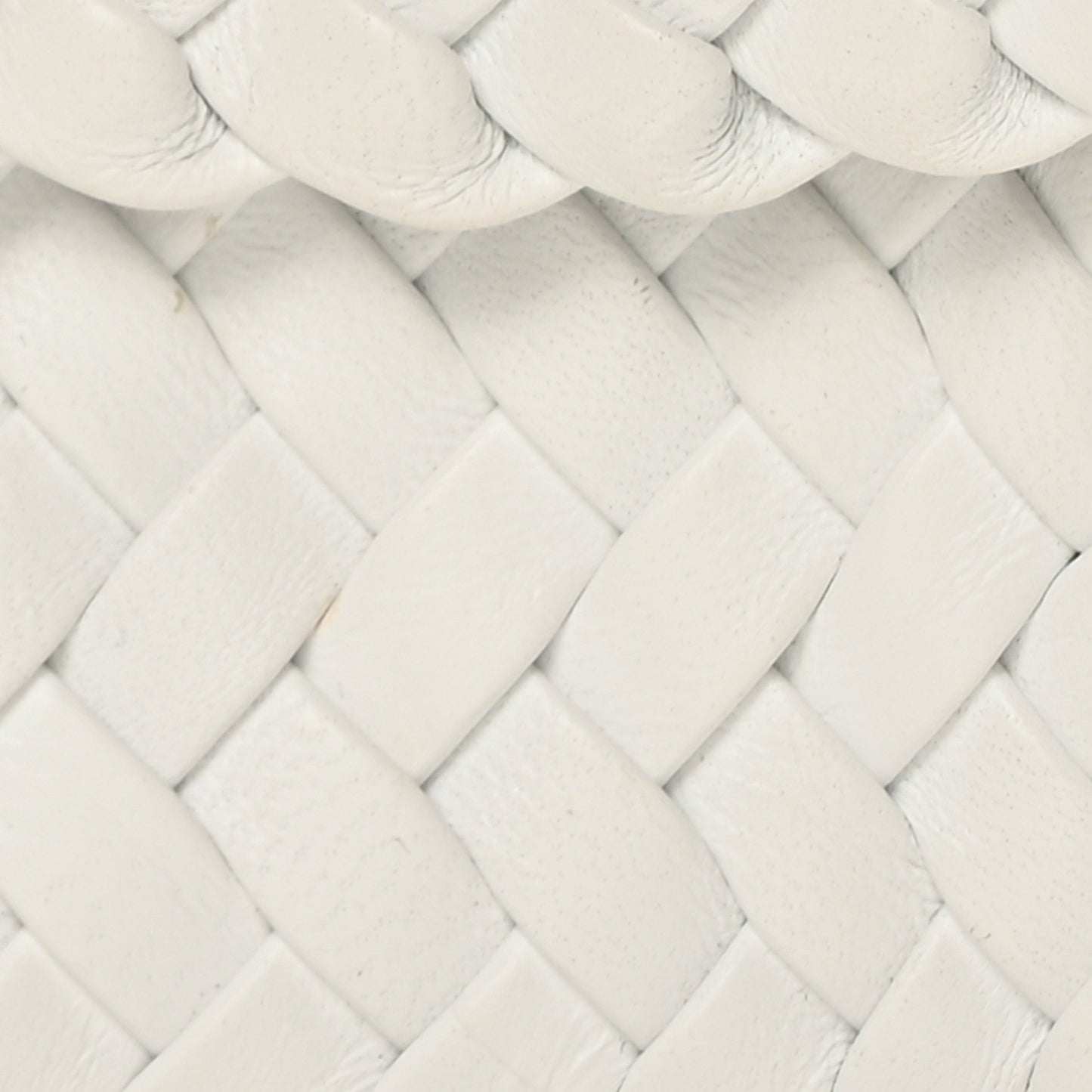 Nappa Woven Small Devotion Envelope Shoulder Bag White