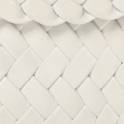 Dolce & Gabbana Nappa Woven Small Devotion Envelope Shoulder Bag White 8 of 11