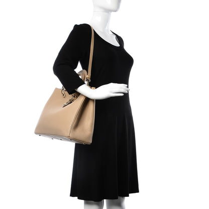 Christian Dior Bullcalf Large Diorissimo Tote Beige Petale 2 of 10