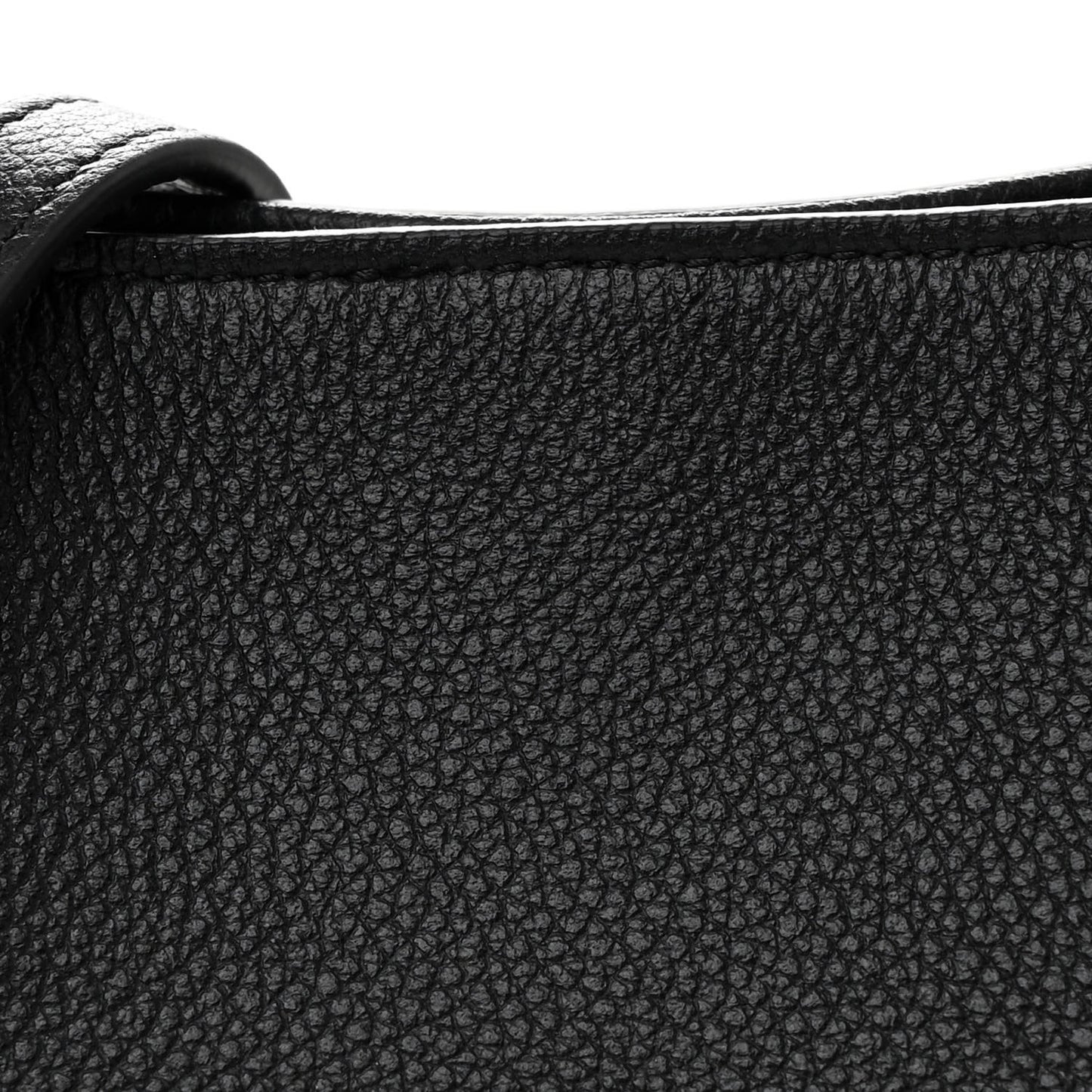 Grained Calfskin Triomphe Mini Cabas Anais Black