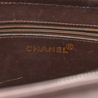 Chanel Lambskin CC Top Handle Bag Dark Brown 6 of 24