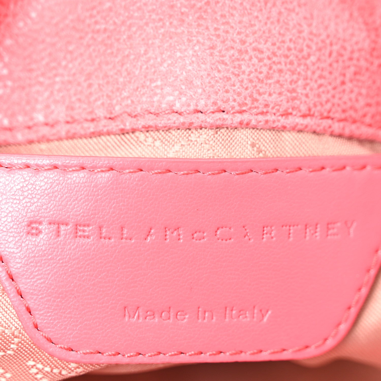 Stella McCartney Shaggy Deer Mini Falabella Fold Over Tote Pink 6 of 9