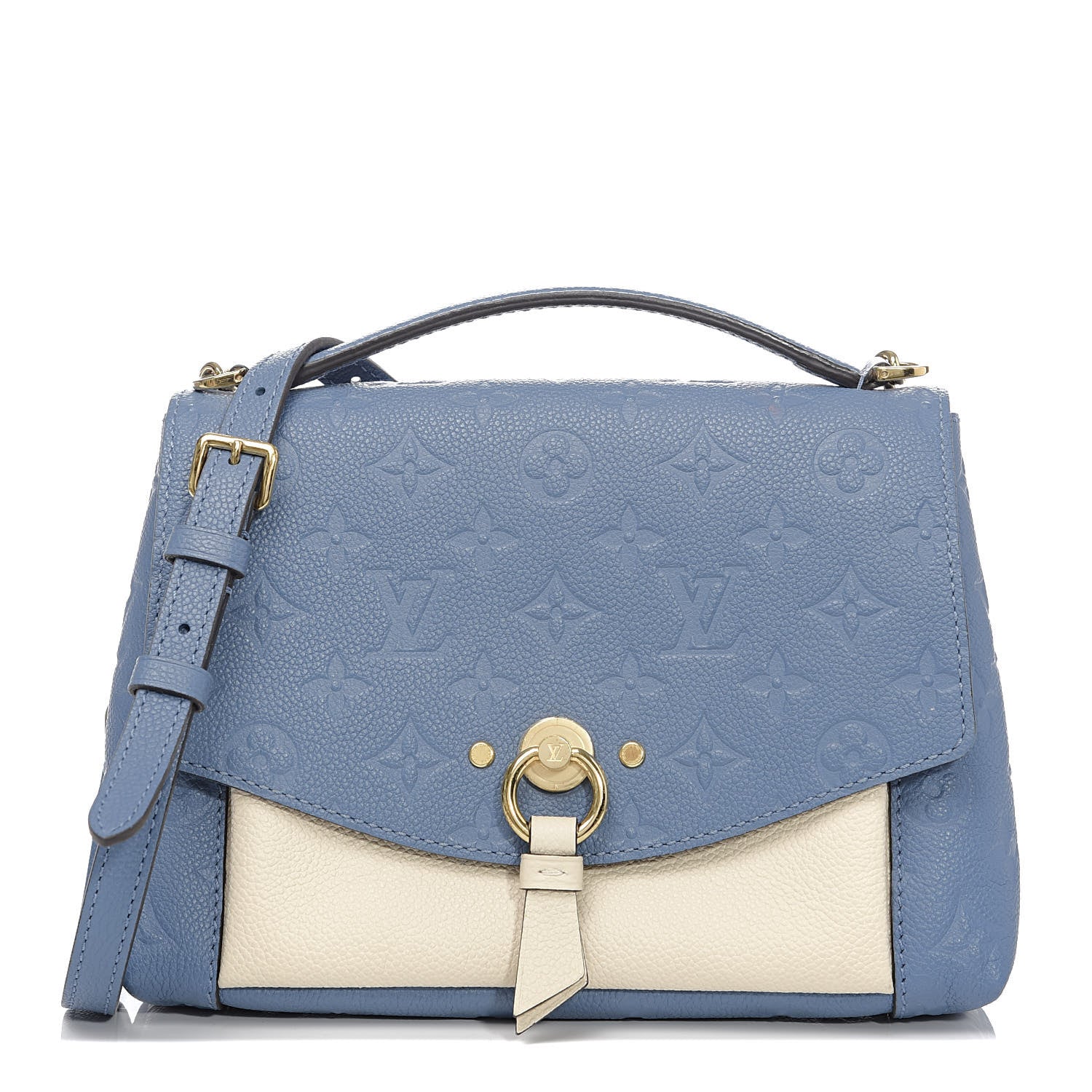 Louis Vuitton Empreinte Blanche BB Denim Creme 1 of 13