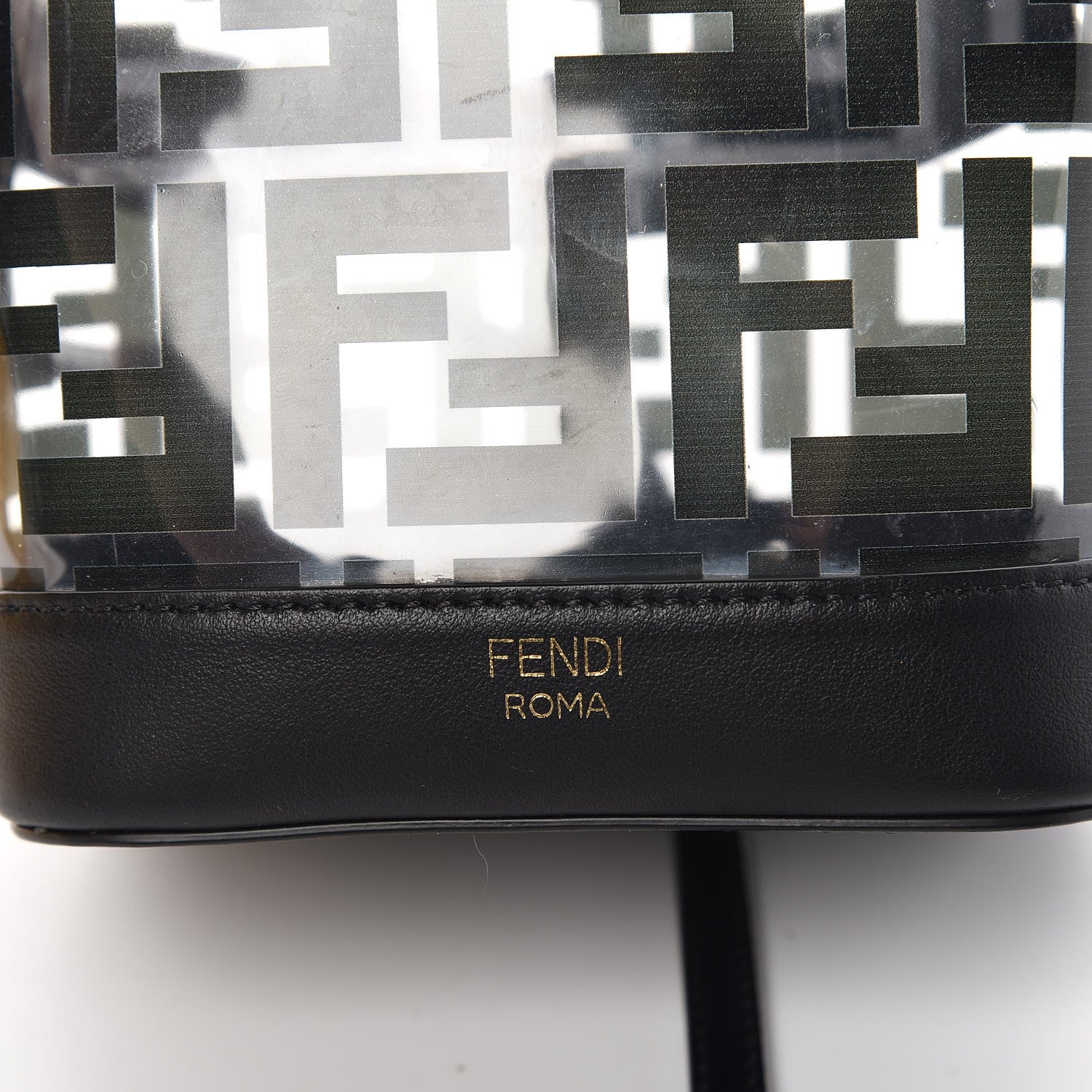 Fendi TPU FF Vitello Grace F is Fendi Mini Mon Tresor Bucket Bag Black 8 of 10