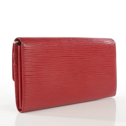 Louis Vuitton Epi Sarah Wallet Rouge 3 of 7