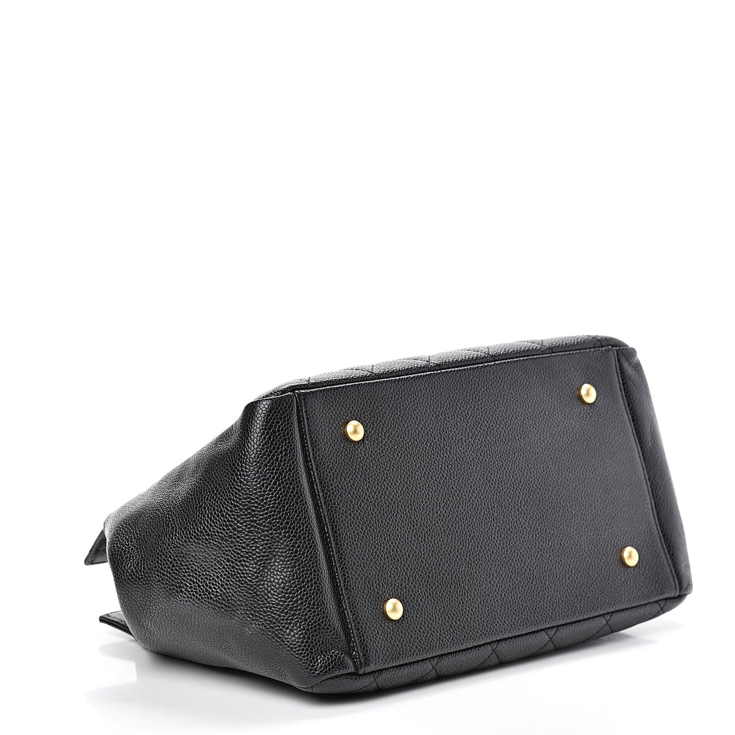 Caviar Quilted Petit Timeless Tote PTT Black