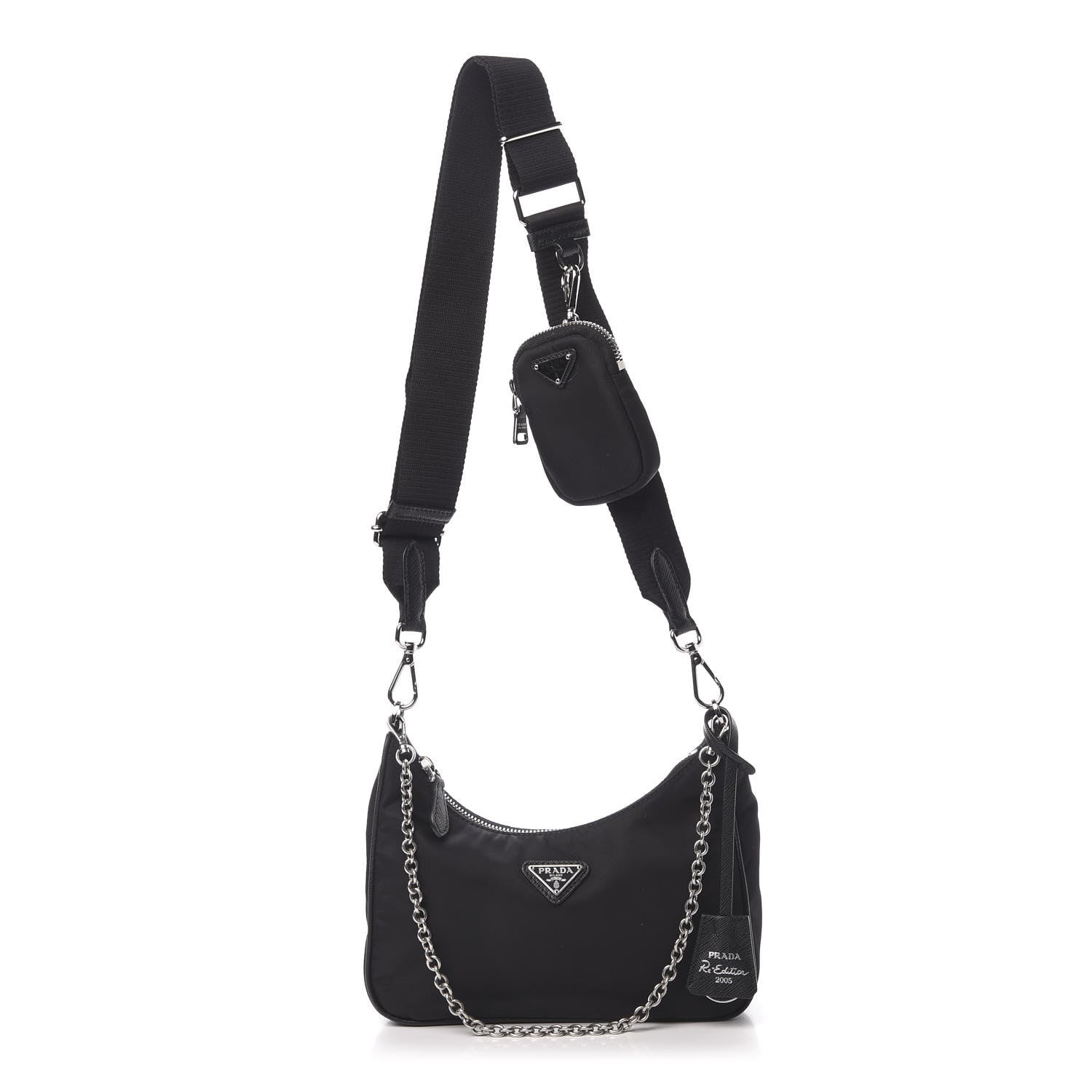 Prada Nylon Re-Edition 2005 Shoulder Bag Black 1 of 10