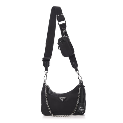 Prada Nylon Re-Edition 2005 Shoulder Bag Black 1 of 10