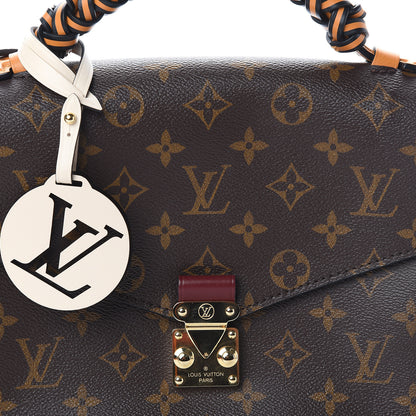 Louis Vuitton Monogram Braided Pochette Metis Safran 8 of 10