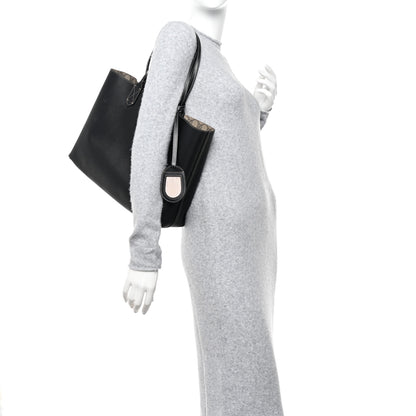 Gucci Calfskin GG Supreme Monogram Large Reversible Tote Black 2 of 17