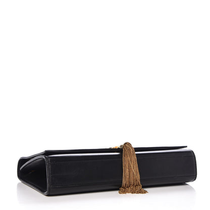 Saint Laurent Smooth Calfskin Medium Classic Monogram Kate Tassel Satchel Black 4 of 10
