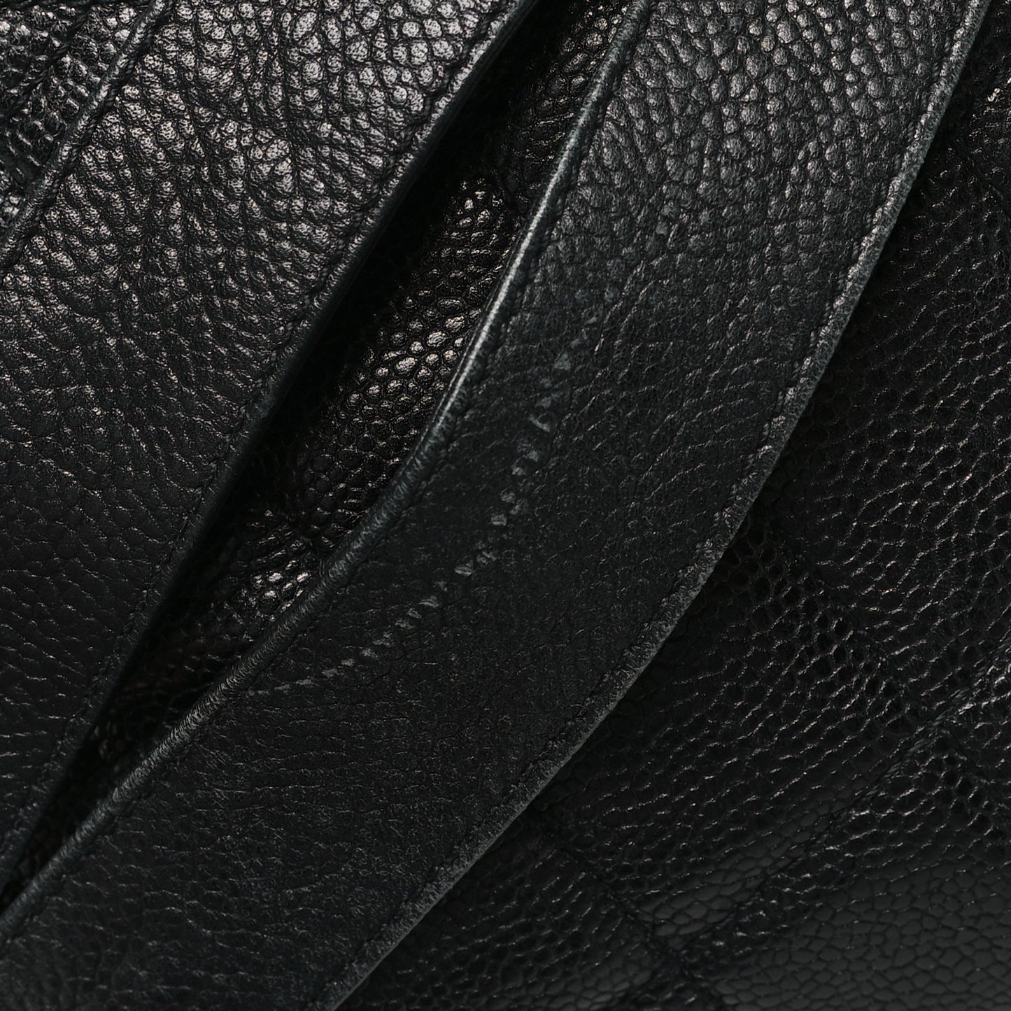 Caviar Quilted Backpack Black