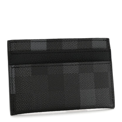 Louis Vuitton Damoflage Double Card Holder Black 3 of 7