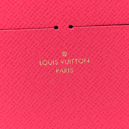 Louis Vuitton Calfskin Felicie Card Holder Insert Pink 6 of 7