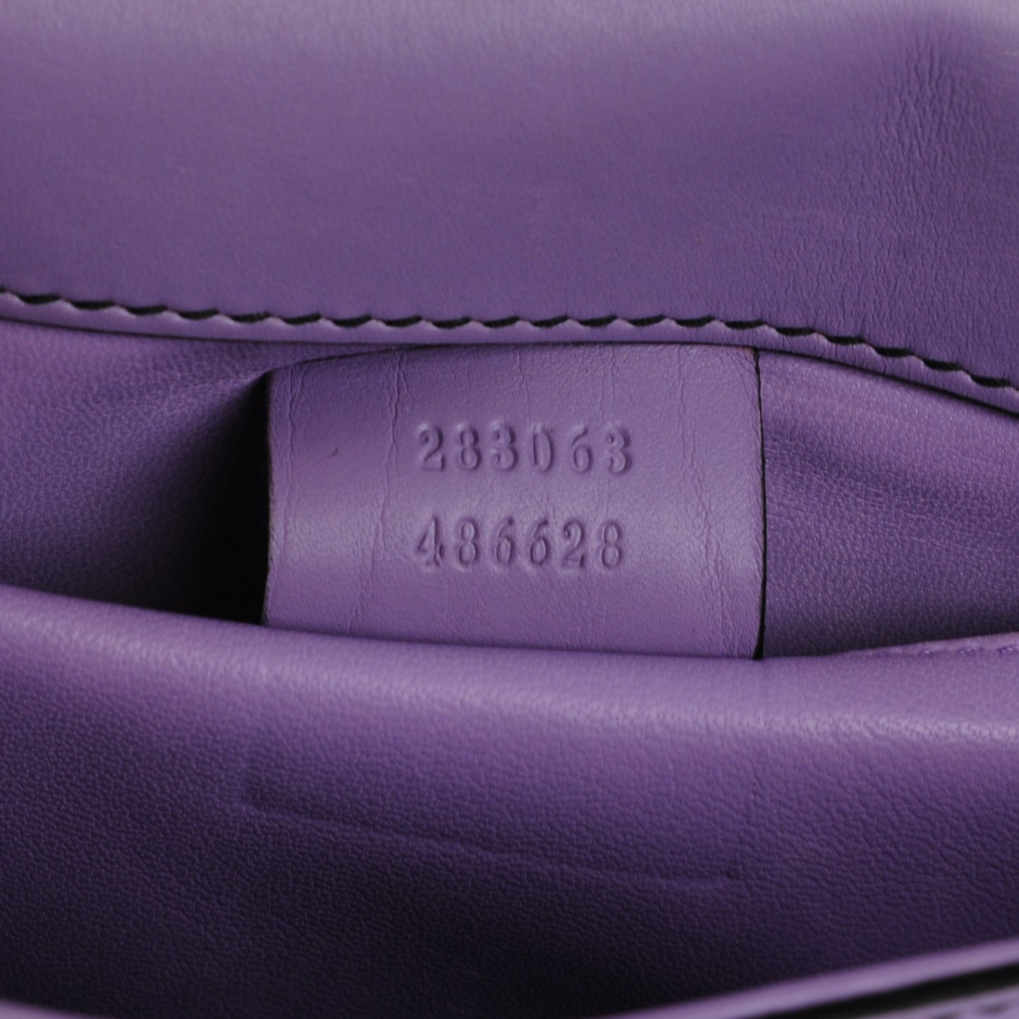 Smooth Calfskin Small Emily Chain Shoulder Bag Lavender