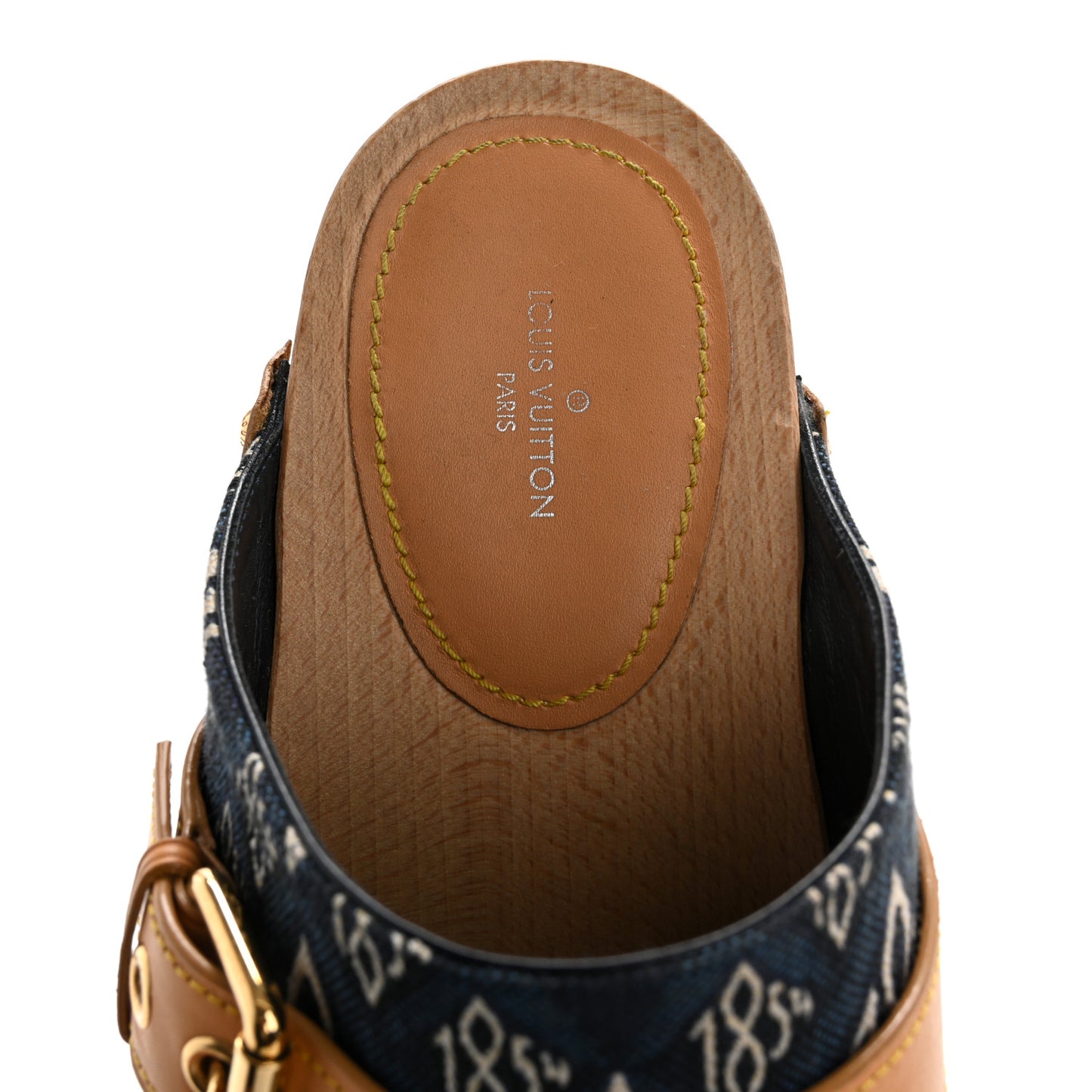 Jacquard Since 1854 Cottage Clog Mules 40 Blue