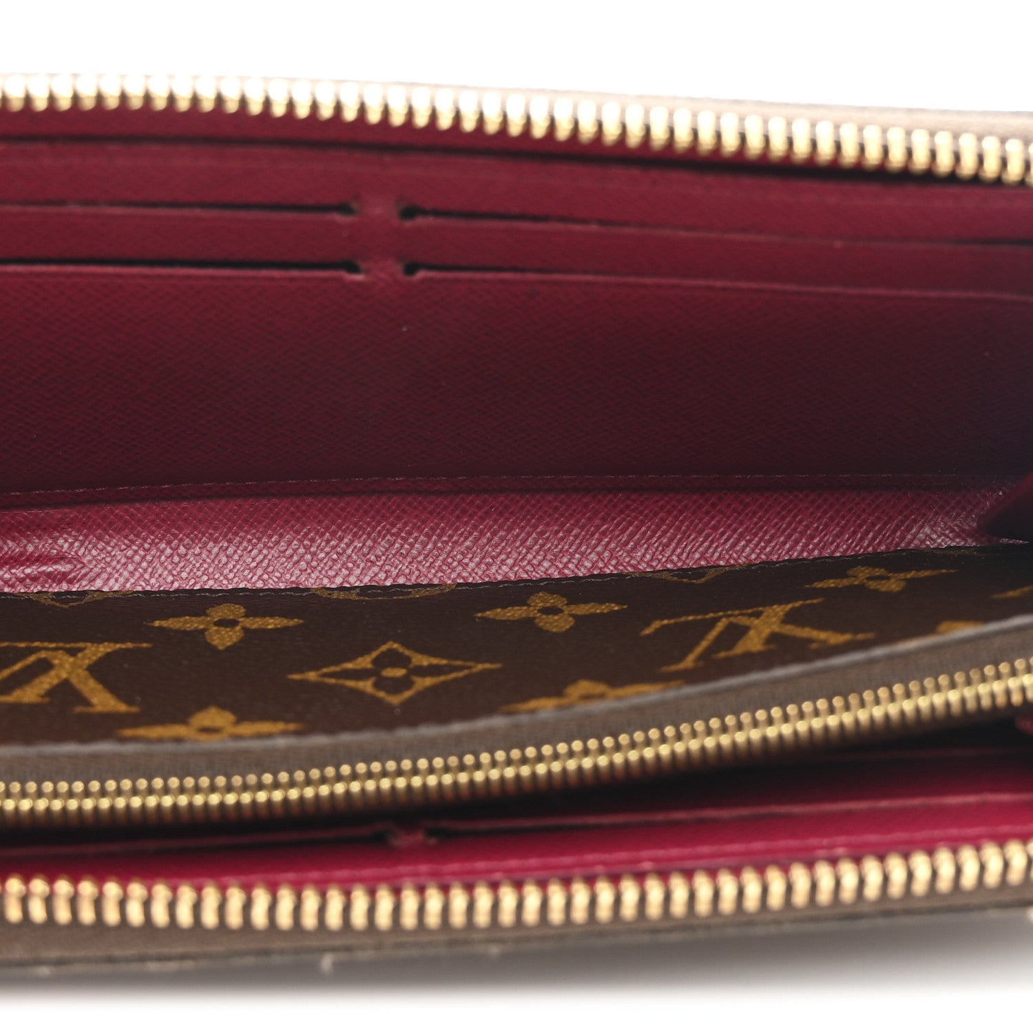 Louis Vuitton Monogram Clemence Wallet Fuchsia 5 of 10