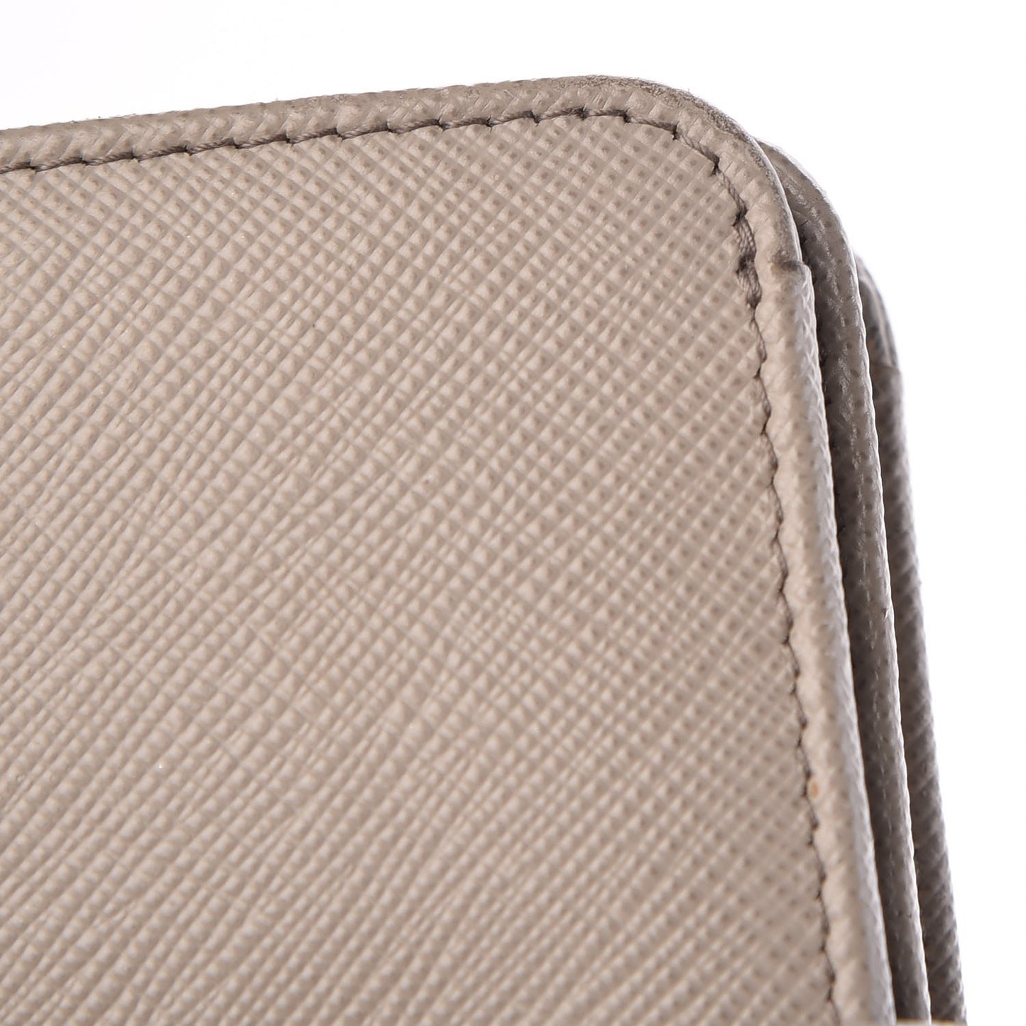 Saffiano Metal Compact Wallet Argilla