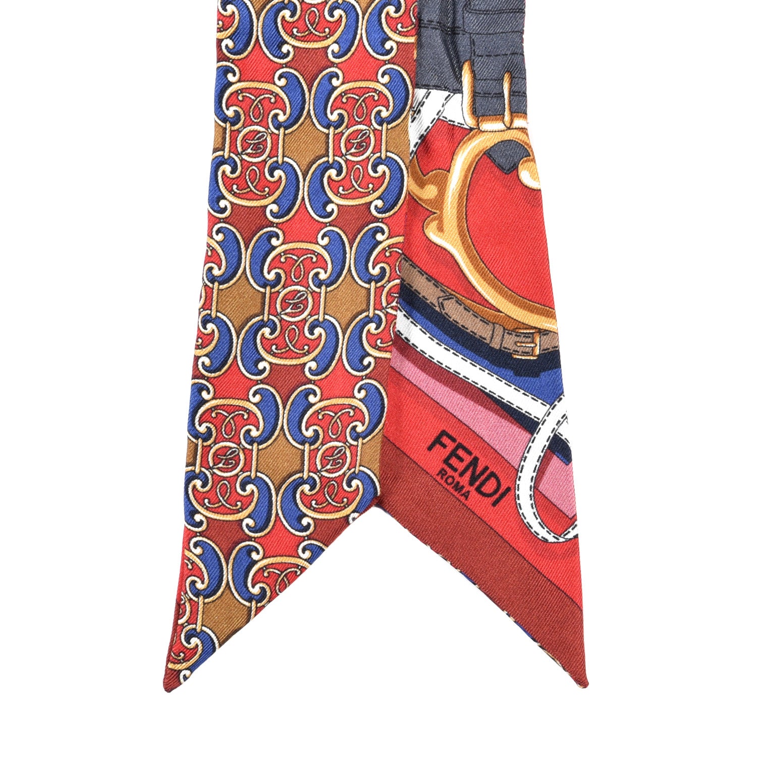 Fendi Silk Bandeau Multicolor 2 of 3