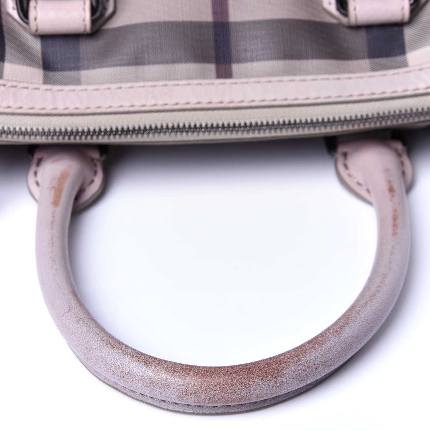 Burberry Smoked Check Small Chester Bowling Bag Purple 13 of 14