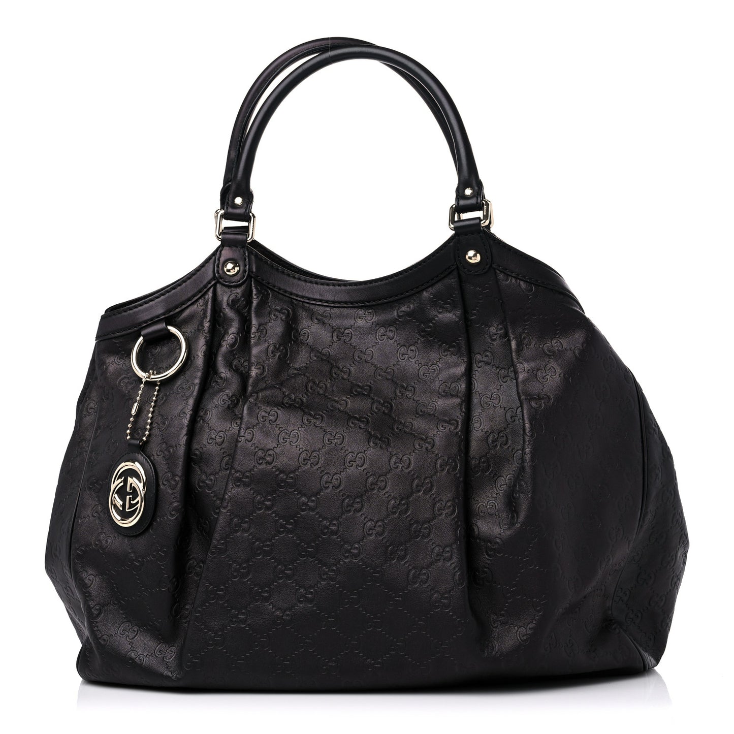 Guccissima Large Sukey Tote Black