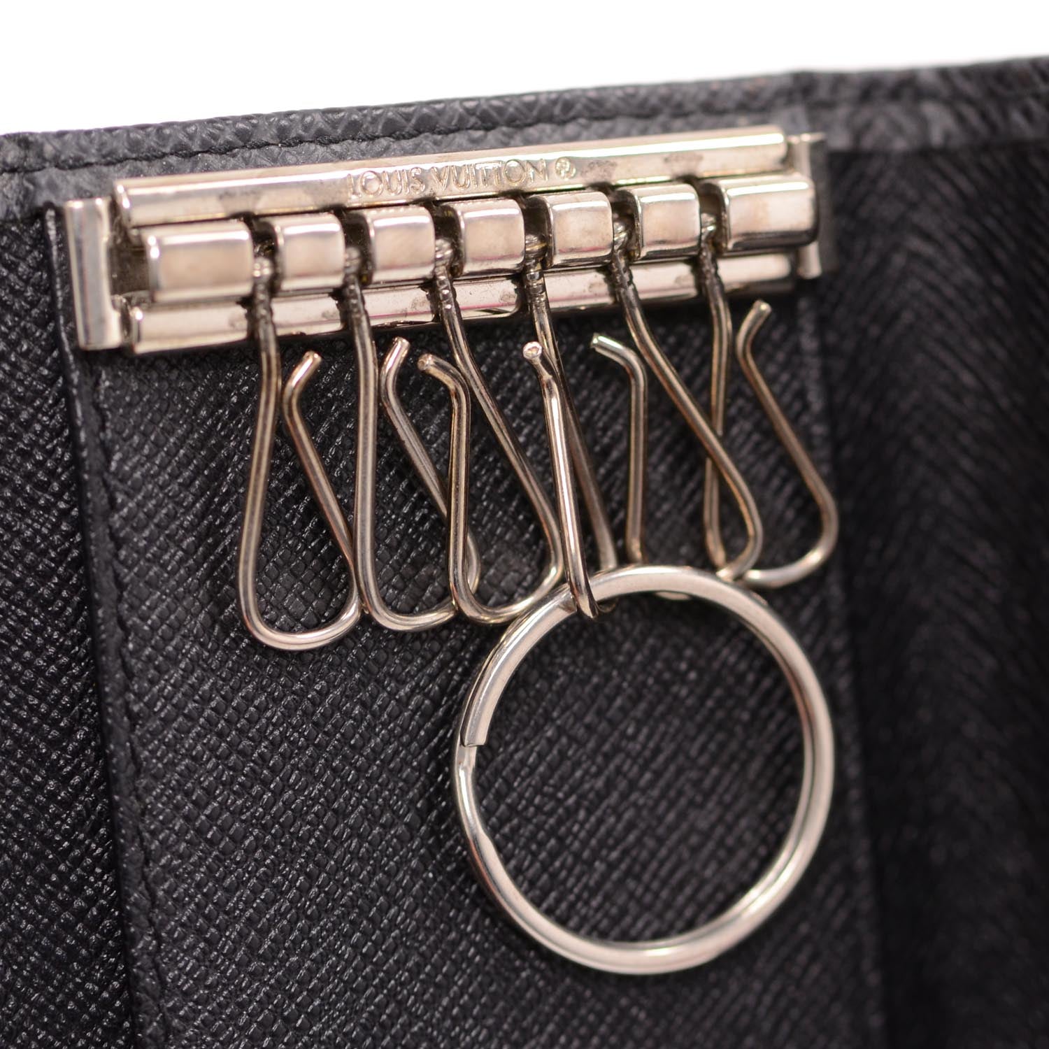 Louis Vuitton Taiga 6 Key Holder Ardoise 7 of 10