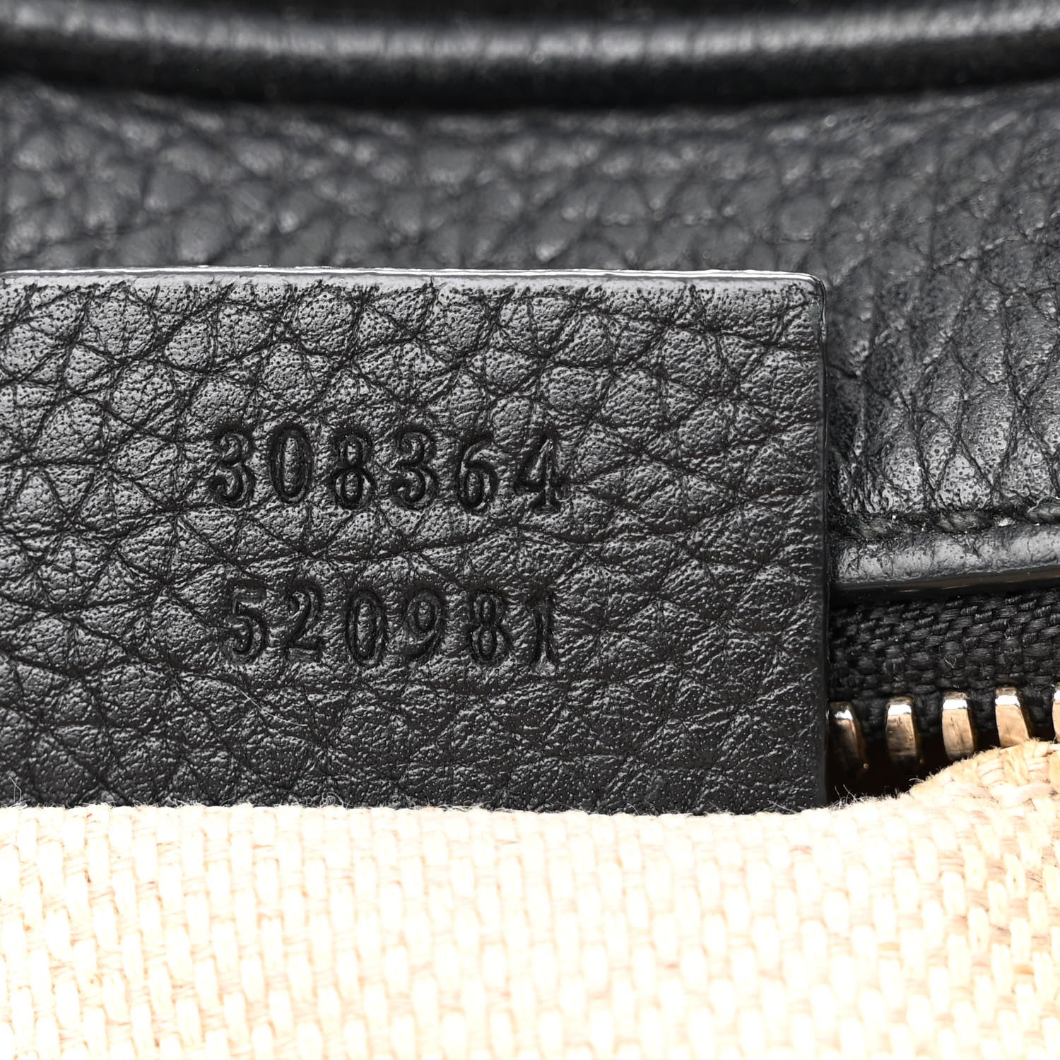 Gucci Pebbled Calfskin Small Soho Disco Bag Black 7 of 13