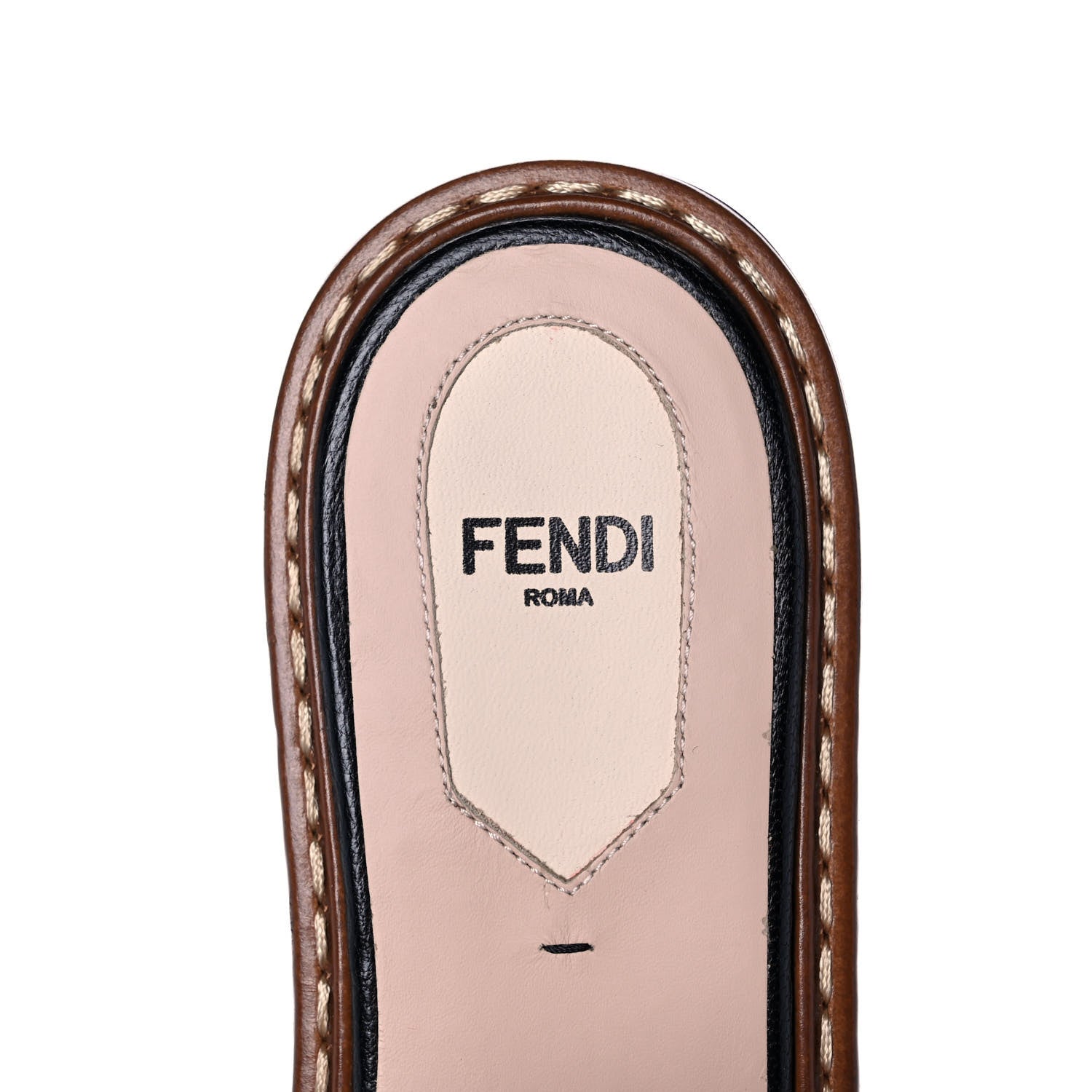 Fendi Calfskin F is Fendi Flat Mules 37 Black 7 of 9
