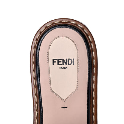 Fendi Calfskin F is Fendi Flat Mules 37 Black 7 of 9