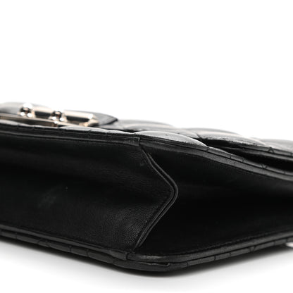 Christian Dior Lambskin Cannage Miss Dior Promenade Pouch Black 6 of 11
